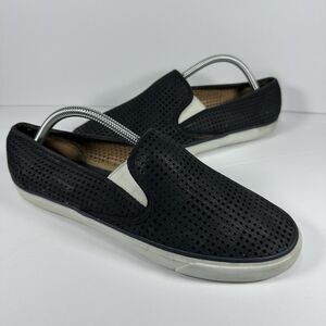 Sperry Top-Sider Perforated Slip-On Sneakers Black Women's Size 10